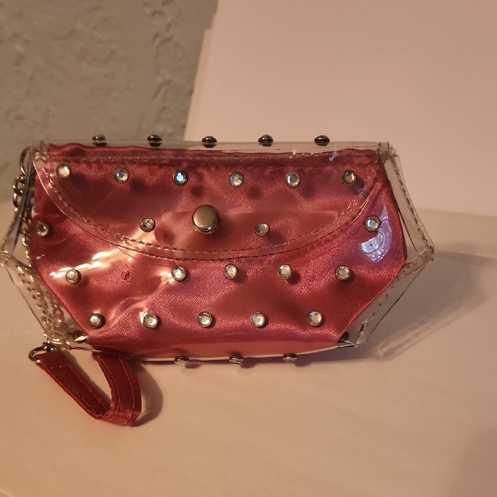Victoria's Secret Pink Studded Clutch Wristlet
